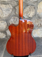 Crafter HTC 24EQ Natural — Acoustic-Electric Guitar, Solid Top, CRT-NV Preamp, Good Condition + Video Demo