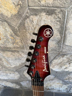 Yamaha Pacifica 821DX - Flamed Purple, 24 Frets, Floyd Rose, Good Condition + Video Demo