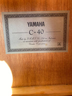 Classical guitar Yamaha C40 Made in Indonesia