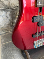 Yamaha RBX170 Electric Bass Guitar (Metallic Red / Car) — PJ Pickup Configuration, 24 Frets, Rosewood Fretboard + Video Demo