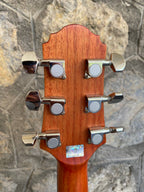 Crafter HTC 24EQ Natural — Acoustic-Electric Guitar, Solid Top, CRT-NV Preamp, Good Condition + Video Demo