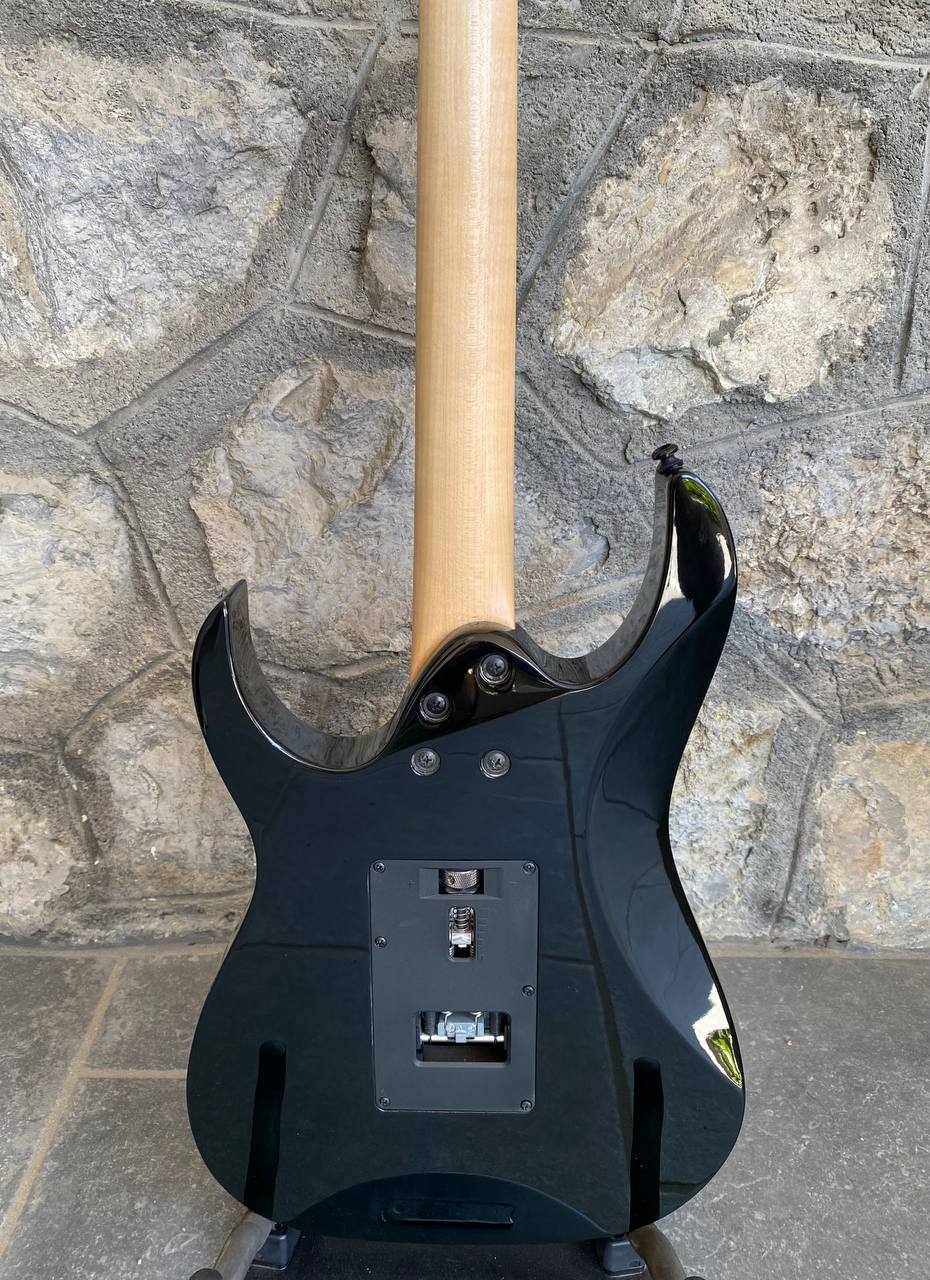 Ibanez RG350M Electric Guitar (Black) — Maple Neck, Original Infinity HSH Pickups, Made in Indonesia, good Condition + Video Demo