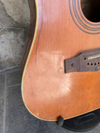 Vintage Post-1978 Eko Ranger Acoustic Guitar — Project / As-Is, Missing Headstock Logo & Parts