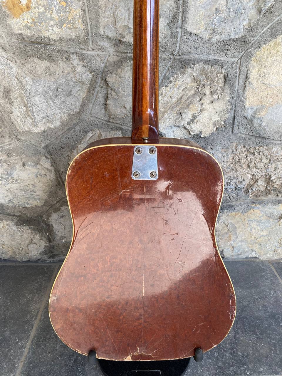 Vintage Post-1978 Eko Ranger Acoustic Guitar — Project / As-Is, Missing Headstock Logo & Parts