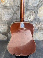 Vintage Post-1978 Eko Ranger Acoustic Guitar — Project / As-Is, Missing Headstock Logo & Parts