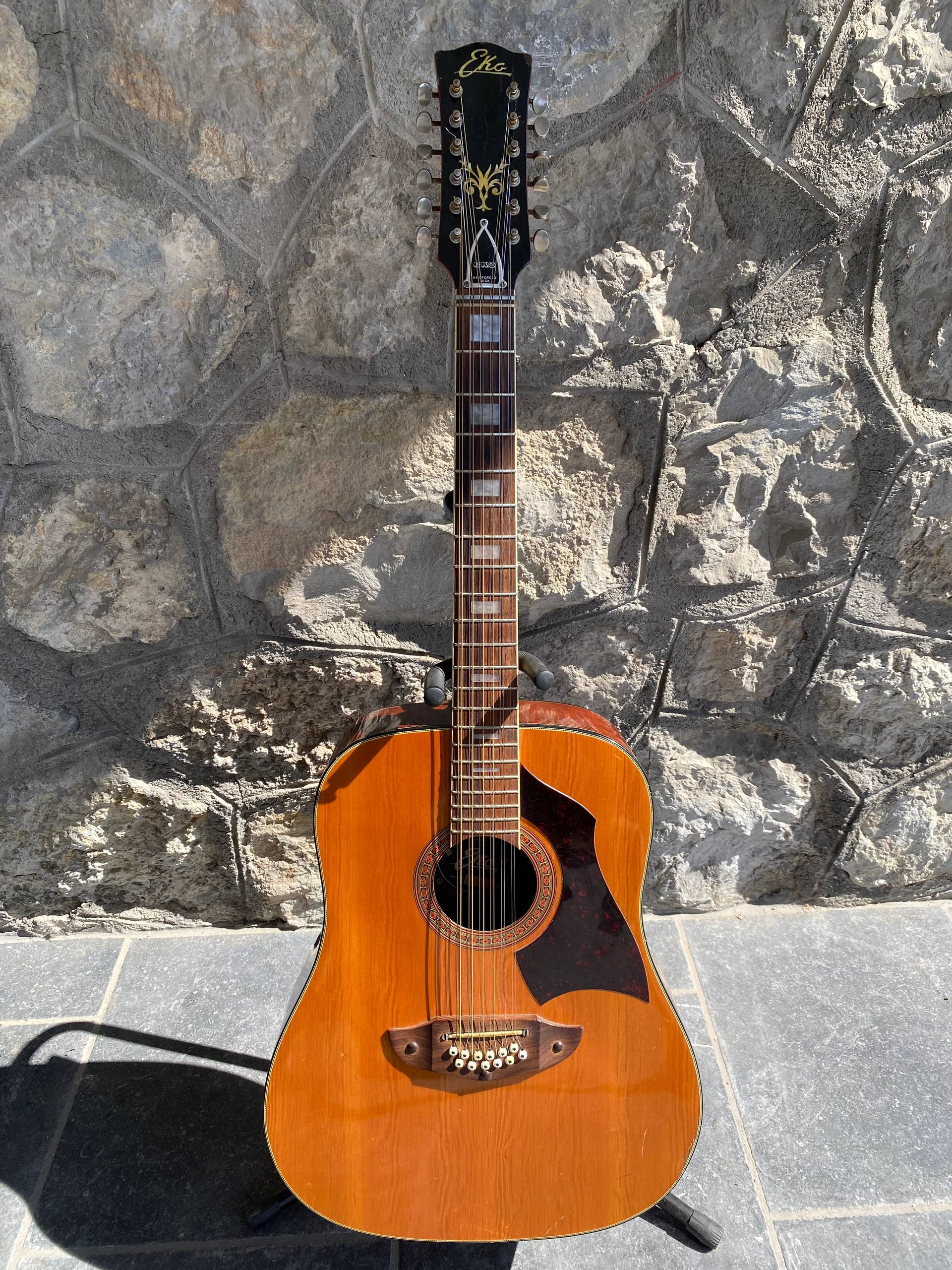 Vintage Eko Rio Bravo 12-String Acoustic Guitar - Made in Italy - Set-in Neck