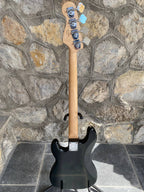 2009 Fender Highway One Precision Bass - Black Nitrocellulose Finish w/ Tortoise & Original White Pickguards — image 13