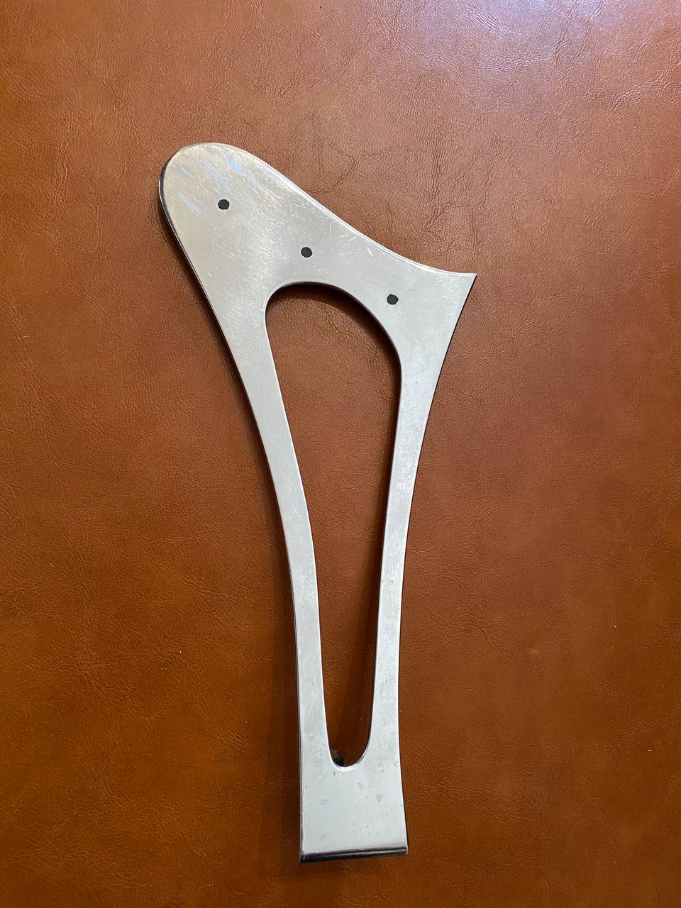 Ultra Rare 1950s Meazzi Franco Cerri Vintage Guitar Tailpiece - Made in Italy - Excellent Condition