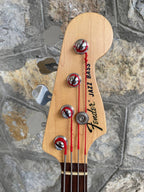 2007 Fender Highway One Jazz Bass - Black Nitrocellulose Finish w Tortoise & Original White Pickguards — image 7
