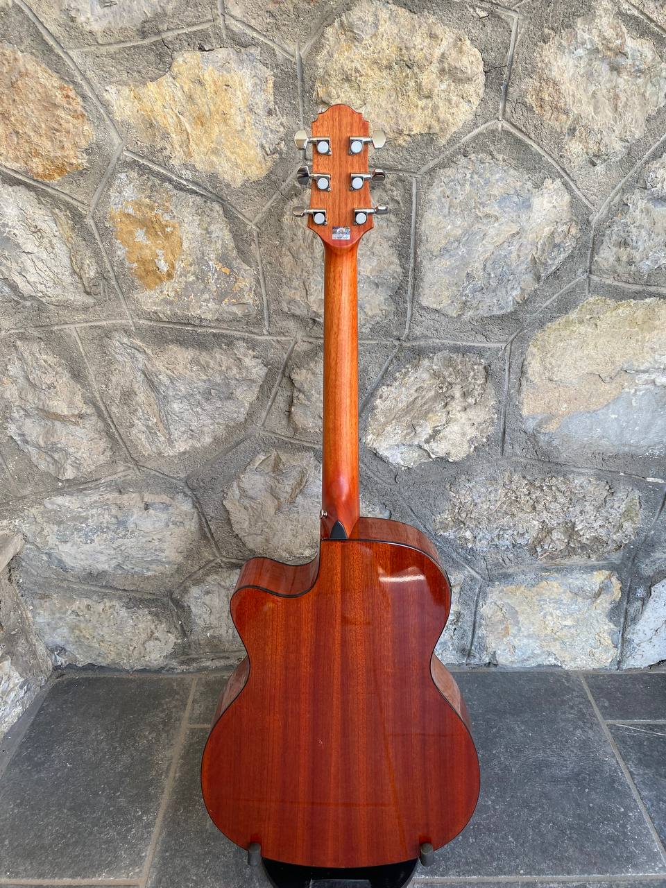 Crafter HTC 24EQ Natural — Acoustic-Electric Guitar, Solid Top, CRT-NV Preamp, Good Condition + Video Demo