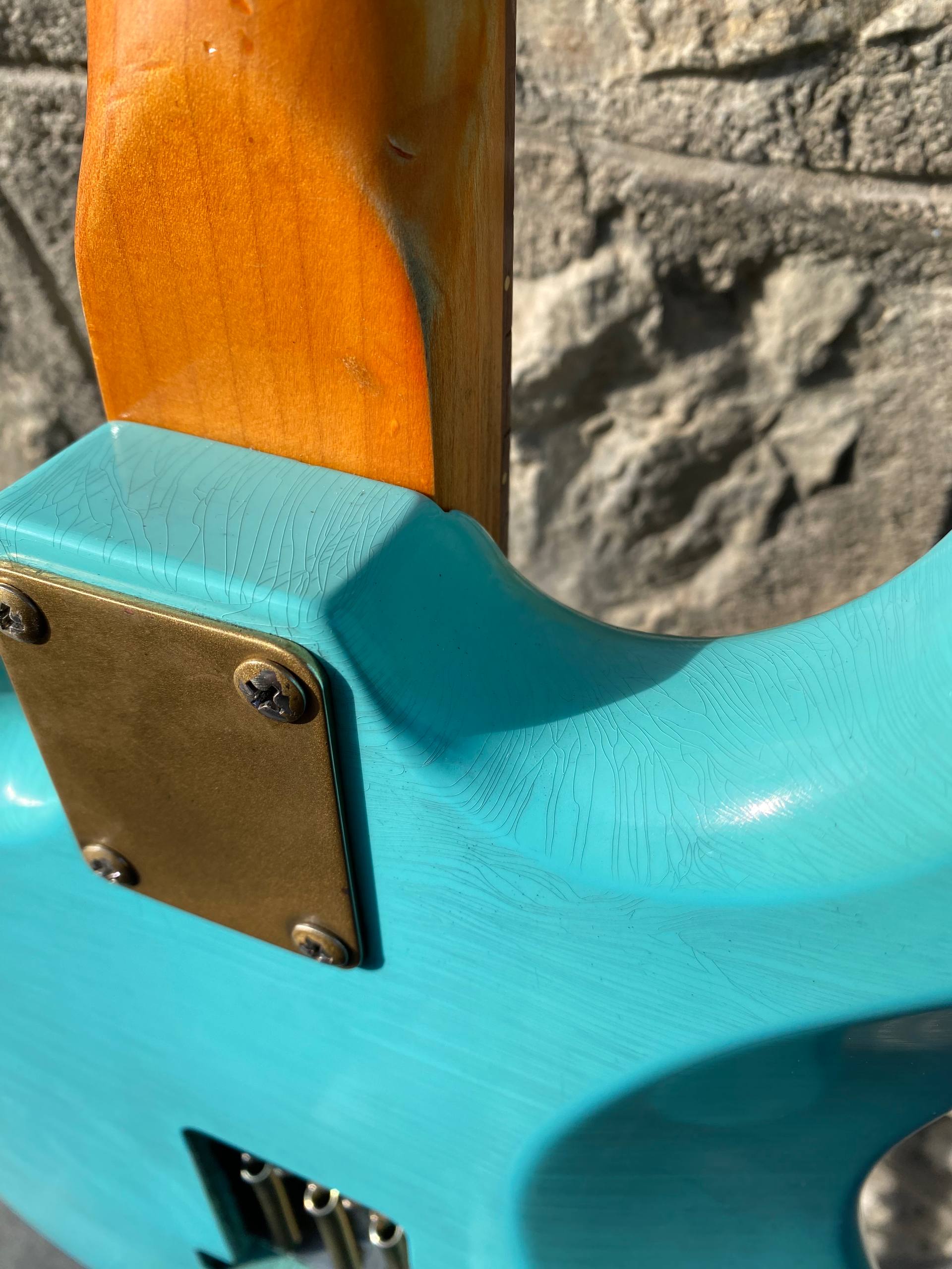 Nitrocaster Heavy Relic custom Sonic Blue Stratocaster like Fender Custom Shop