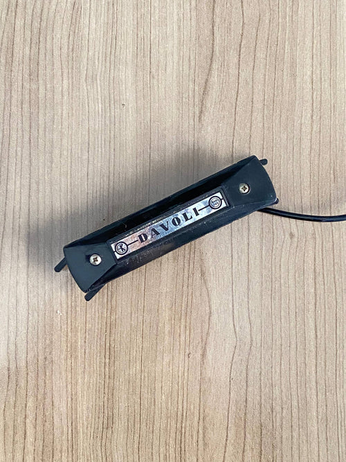 Vintage Davoli Soundhole Acoustic Guitar Pickup - Made in Italy (~4.85k Ohms)