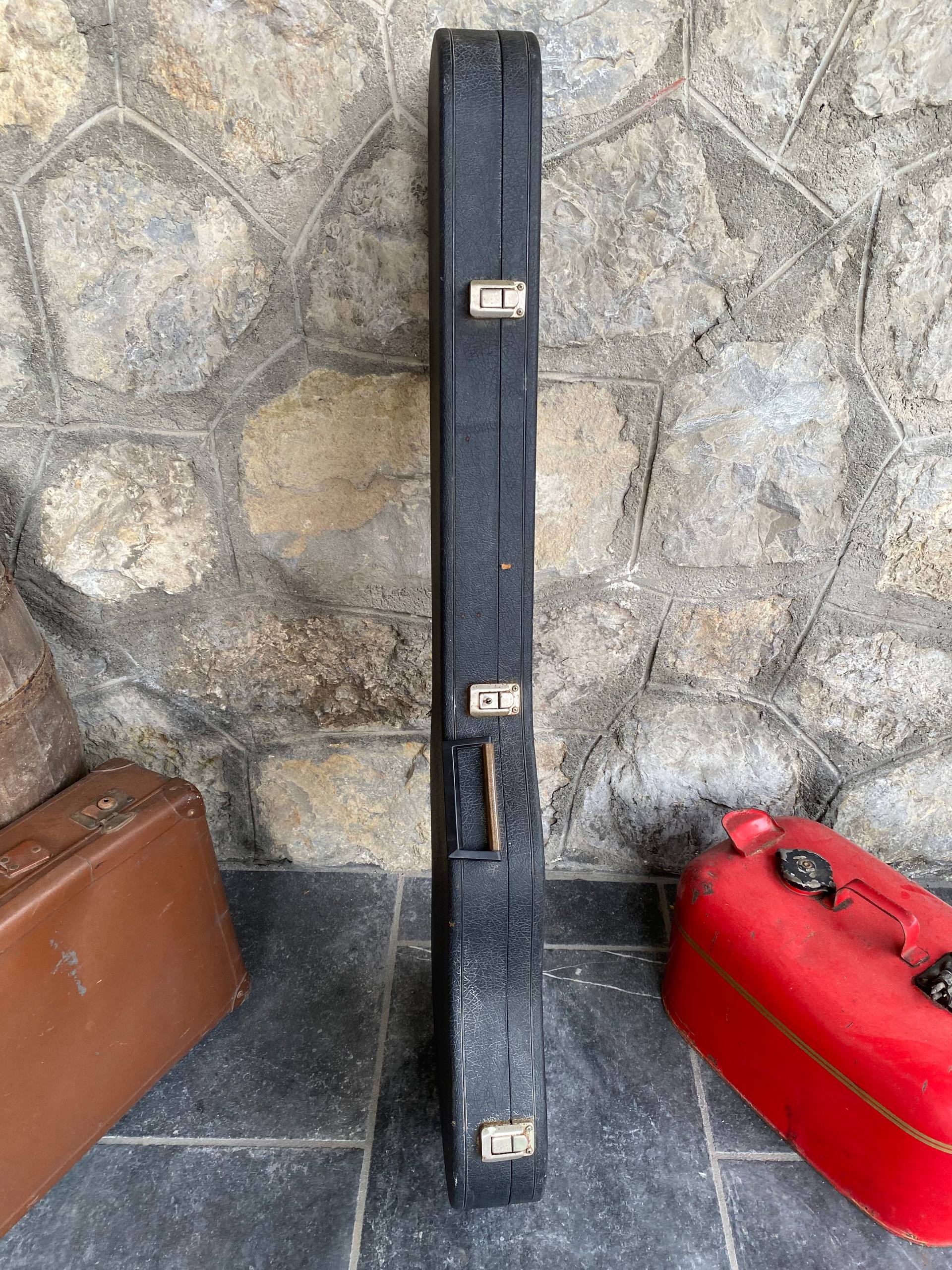 Vintage Bass Les Paul Shaped Hard Case Made in Italy