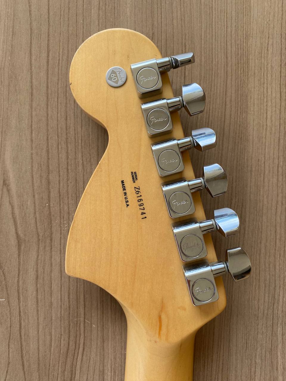 Genuine Fender Highway One Stratocaster Replacement Neck (2006 60th Anniversary) — Maple, 60th Anniversary Headstock Logo, Tuners Included