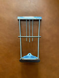 Vintage 1950s/1960s Hofner Tailpiece - Original Made in Germany - Nickel/Chrome