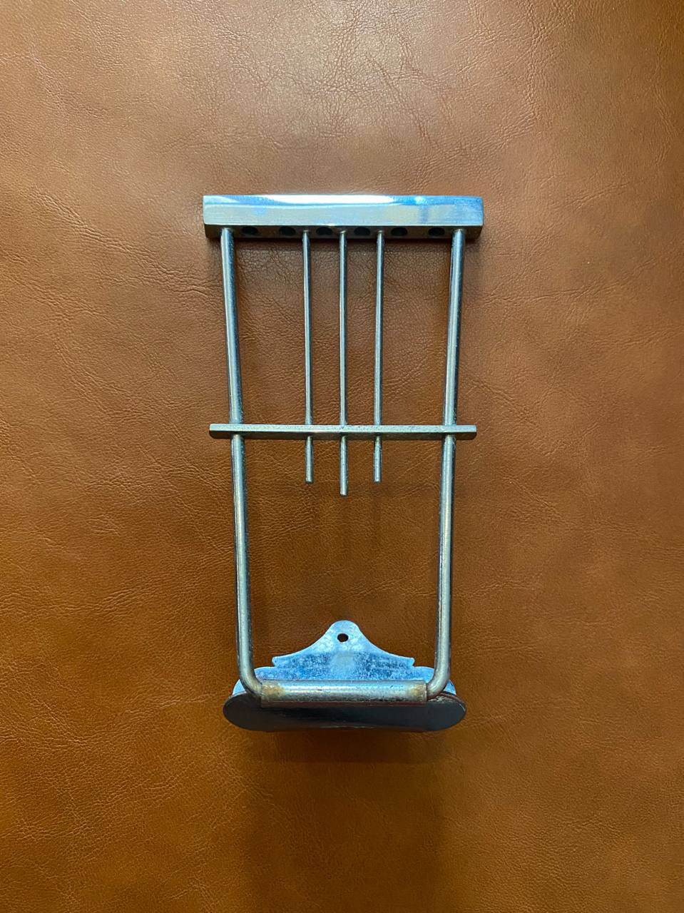 Vintage 1950s/1960s Hofner Tailpiece - Original Made in Germany - Nickel/Chrome
