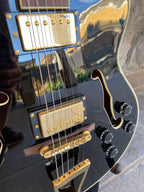 Stagg Custom Semi-Acoustic Guitar – ES-175 Style (Gold Hardware & Block Inlays)