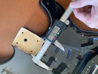 Stratocaster-Style Guitar Replacement Body — Basswood (Tiglio), Gloss Black Finish