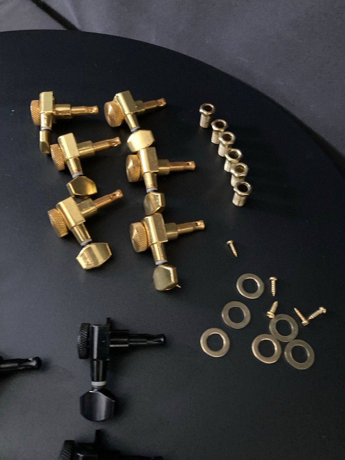 Locking tuners for Guitars Black Gold and Chrome