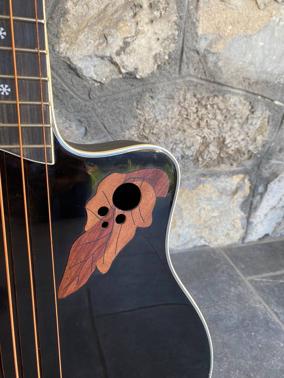 Harley Benton HBO-850 BK — Acoustic-Electric Bass Guitar, Black, HSY-400D Preamp + Video Demo