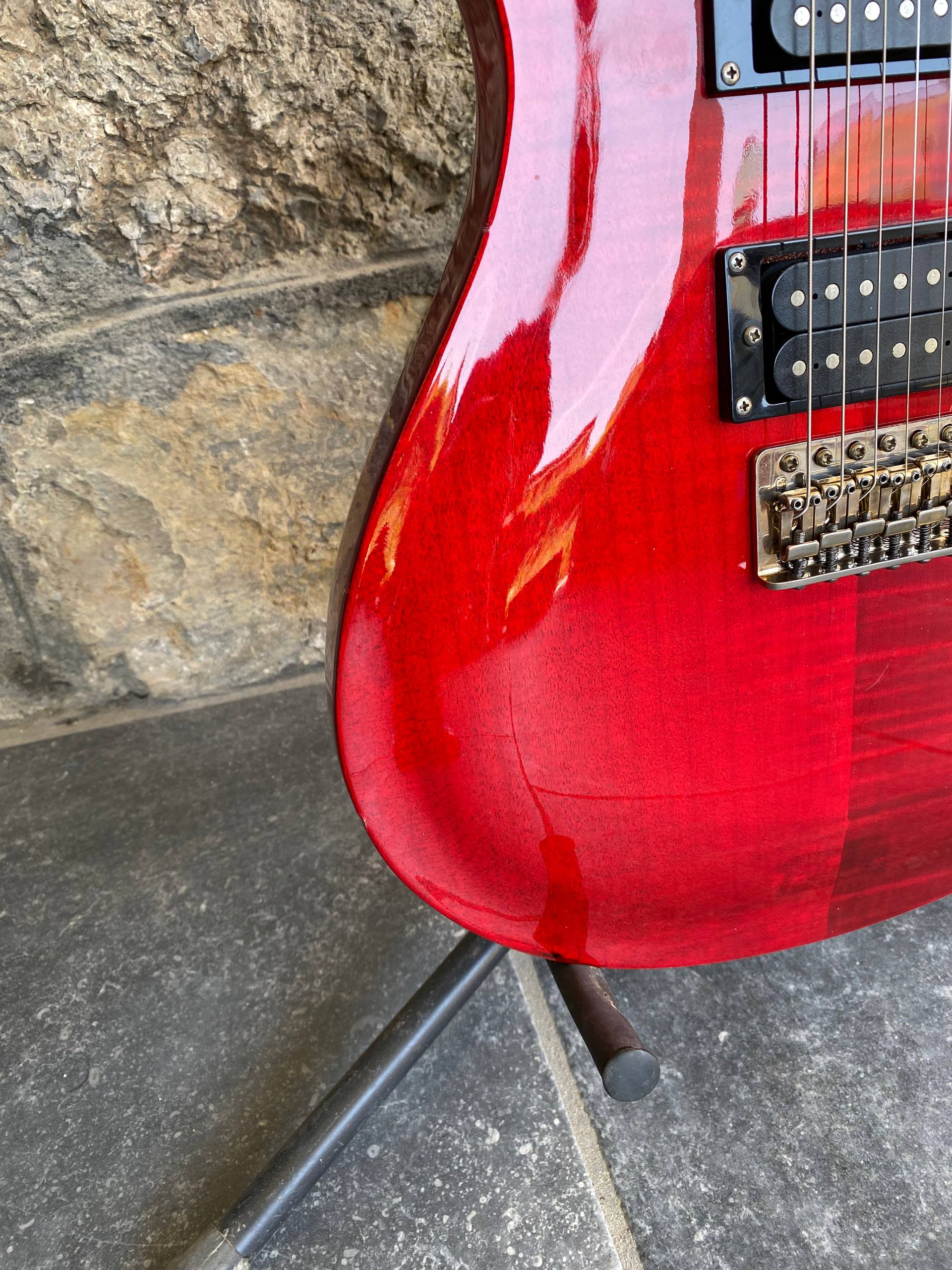 1990’s Rock Axe USA Performer - PRS Style - Neck-Through - Flame Top