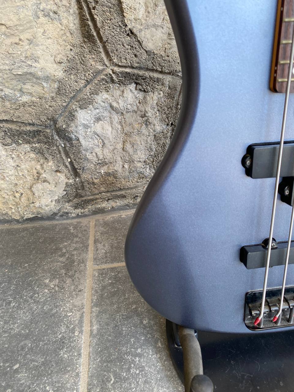 Yamaha RBX370A Active Bass (Metallic Gray) — 24 Frets, Black Hardware, Excellent Condition + Video Demo