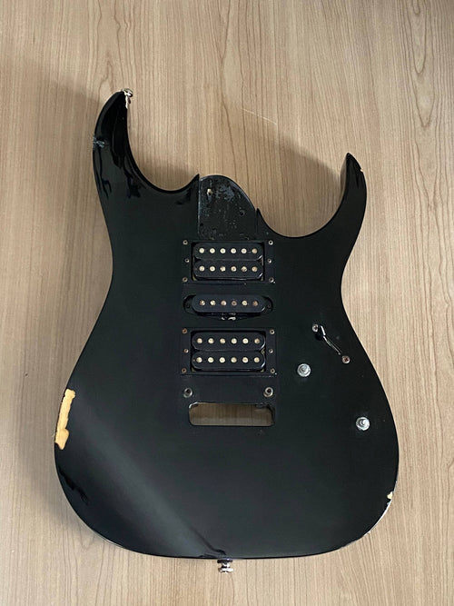 Ibanez rg guitar body loaded for parts or projects