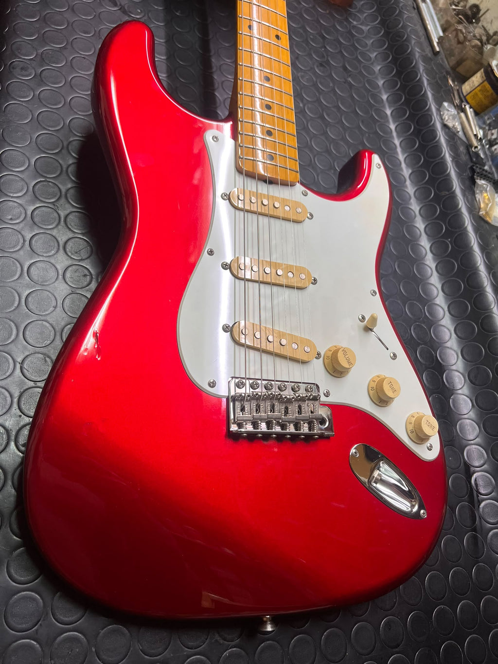 Fender ST57 Made in Japan - Candy Apple Red - U Serial