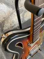 1960s Hopf Saturn 63 - Brownburst - Museum Condition - 100% Original w/ Tremolo & Demo Video