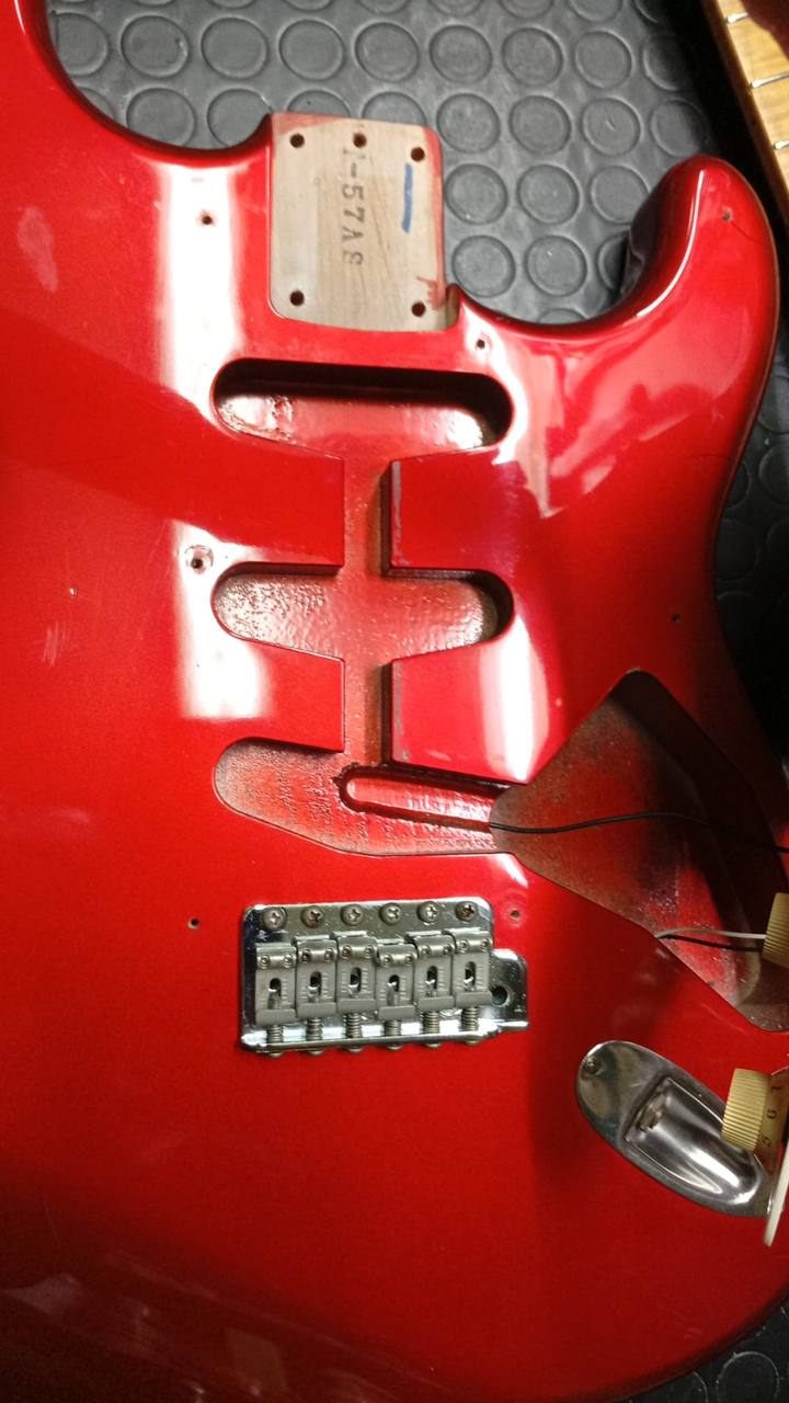 Fender Stratocaster ST-57AS 40th Anniversary - Candy Apple Red - Foto Flame (1994)