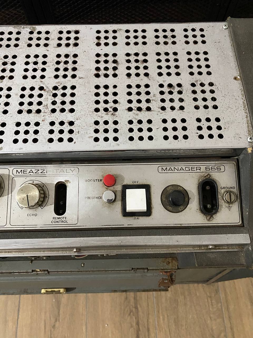 Meazzi 666 Amplifier & Tape Echo Unit - Vintage - For Parts/Repair - Not Working