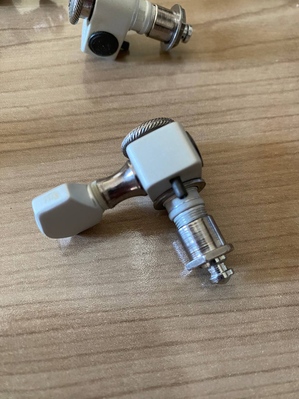 Vintage 1980s Sperzel Trim-Lok Locking Tuners (Set of 6) — 6-in-Line, Satin Gray Finish