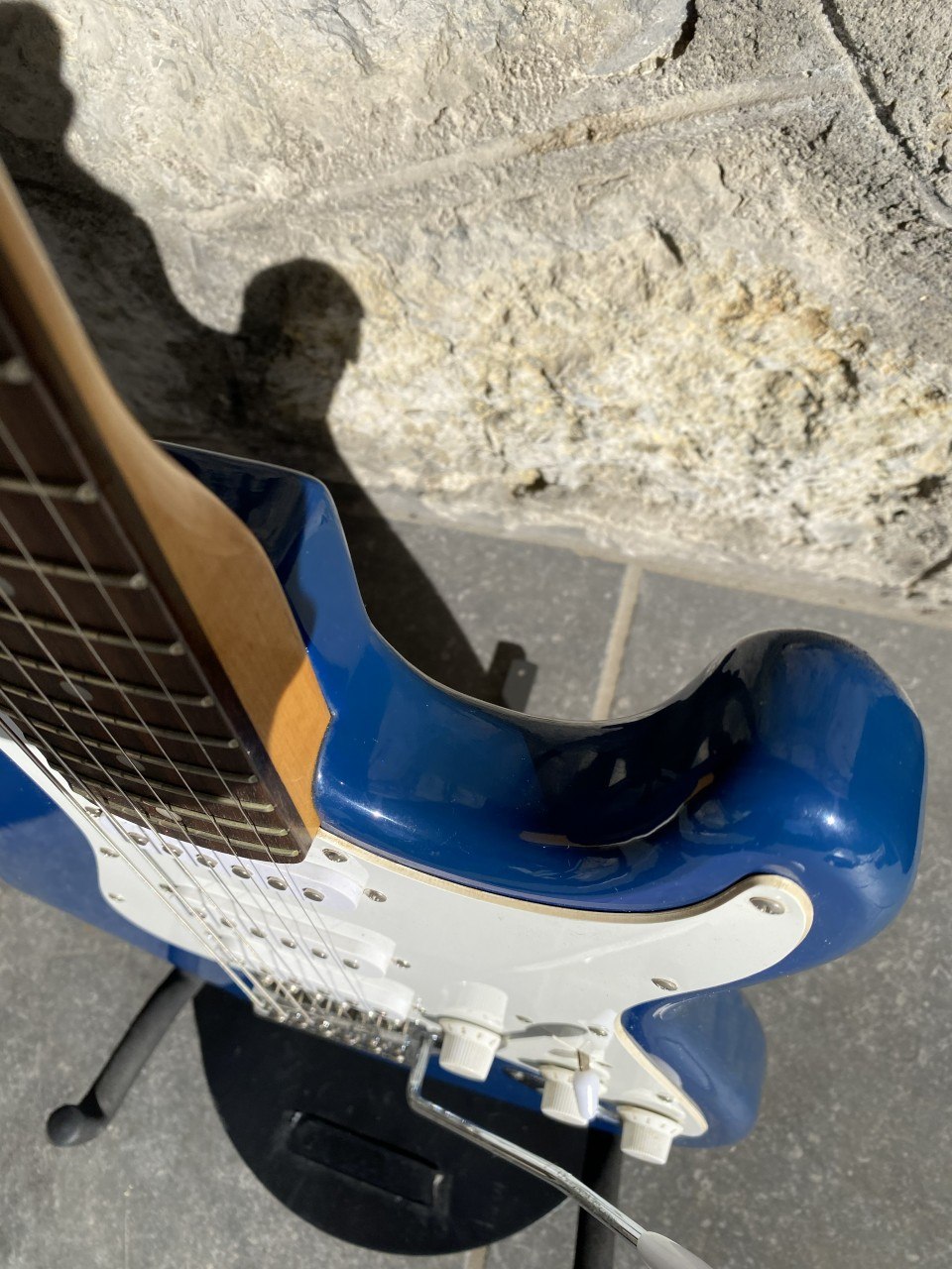 Squier Affinity Stratocaster — Blue Finish, Large Headstock, Rosewood Fretboard, SSS (As-Is Partscaster) + Video Demo