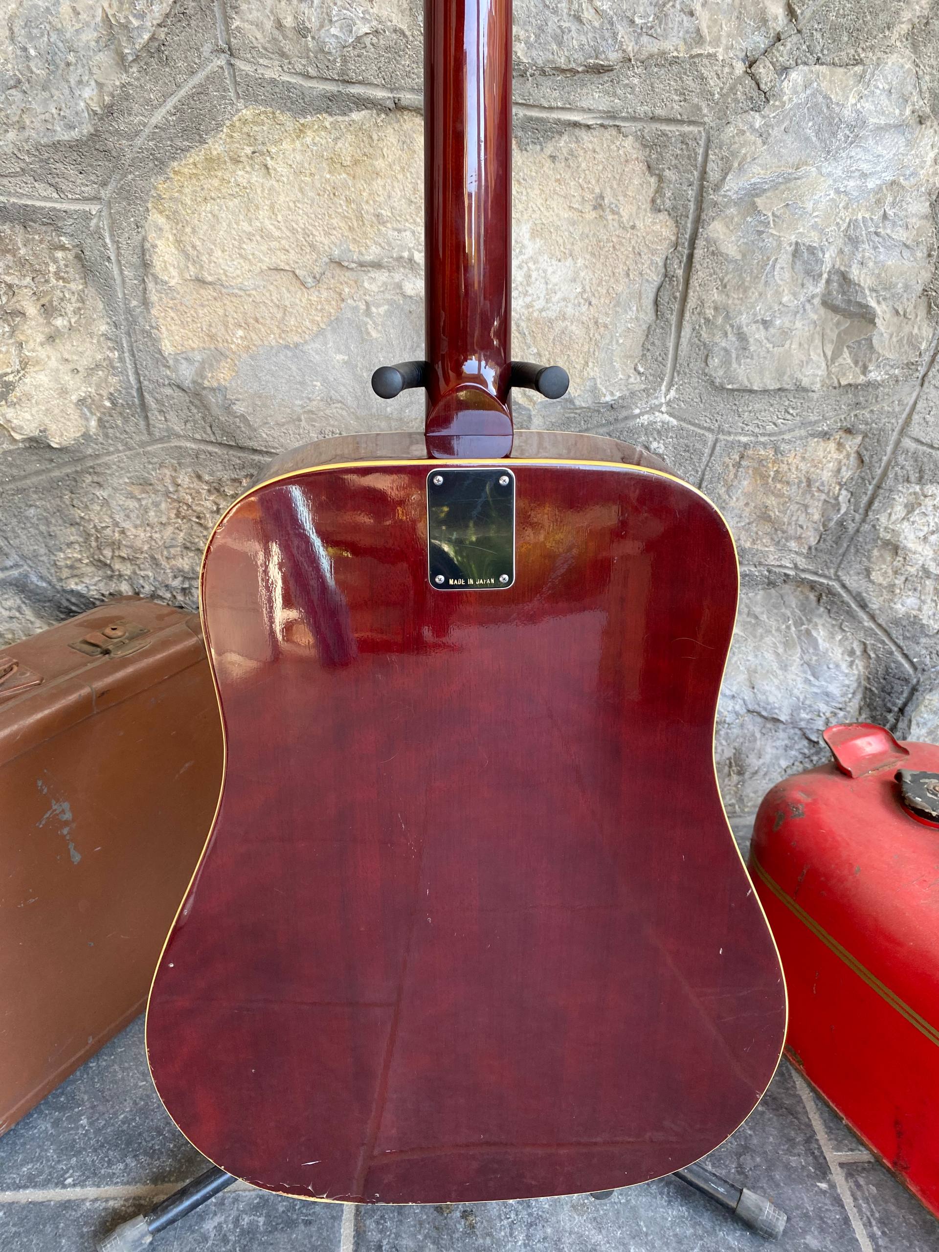 Vintage Aria 12-String Acoustic Guitar with Pickup – Model 6714 – Made in Japan
