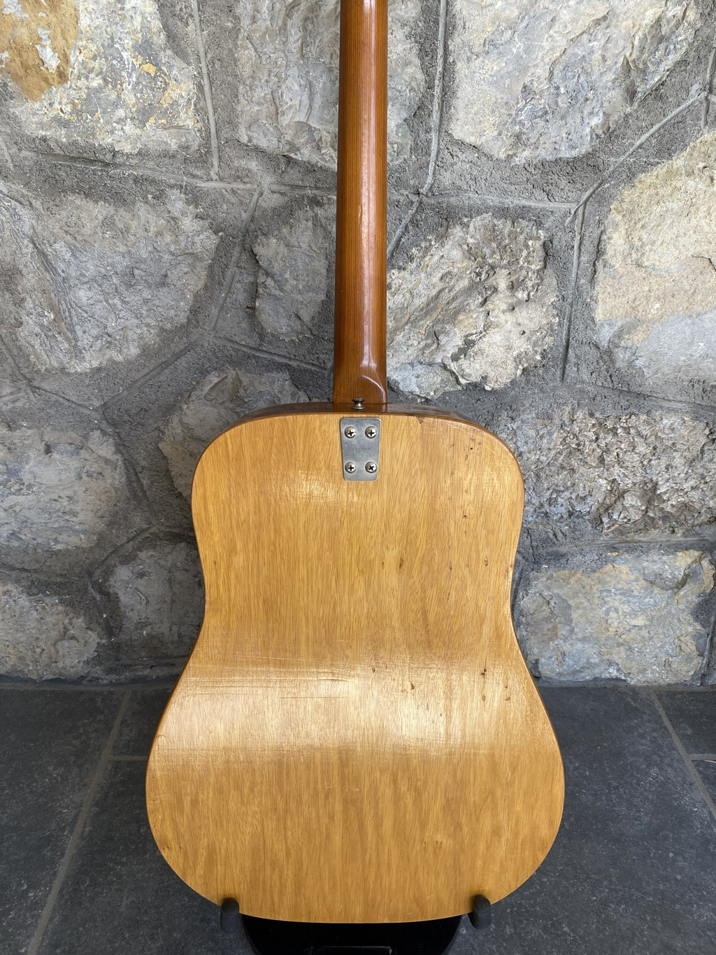 Vintage 1960s Framus Texan Acoustic Guitar — Sunburst Finish, Neck Plate Serial Number, Replaced Back + Video Demo