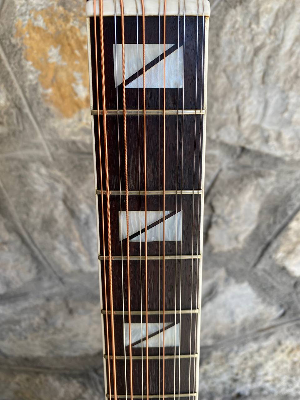 Vintage Ibanez F302BK 12-String Acoustic Guitar (Black) — Made in Japan, Butterfly Pickguard, Original Hard Case + Video Demo