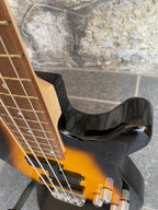 Vision JB8 Electric Bass Guitar (Sunburst) — PJ Pickup Configuration, Brand New + Video Demo