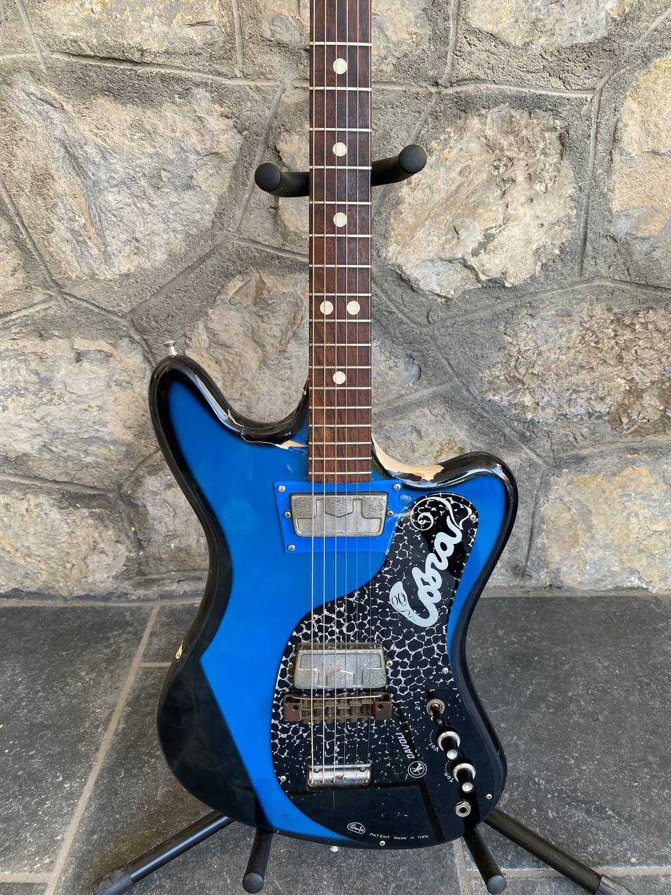 Vintage 1960s Wandre Cobra 2 - Blue - Made in Italy (Rare Project / Restoration Opportunity)