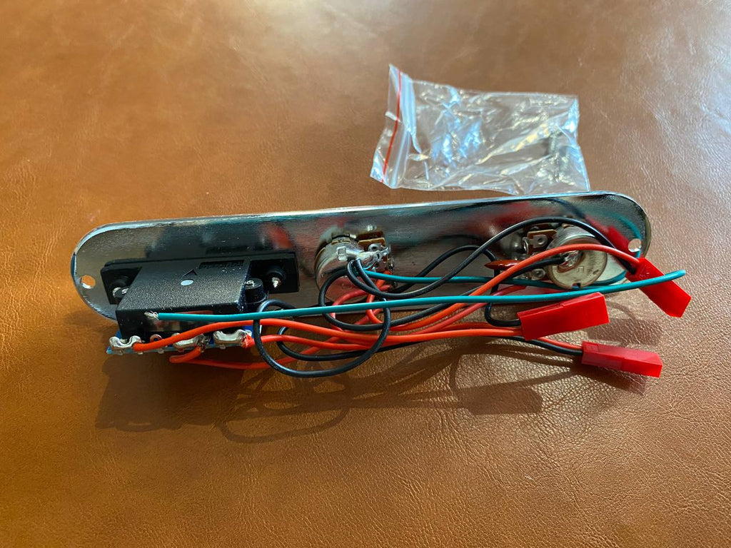 NEW Complete Telecaster Hardware & Pickup Kit - Chrome - Bridge, Pickups, Control Plate & pickguard