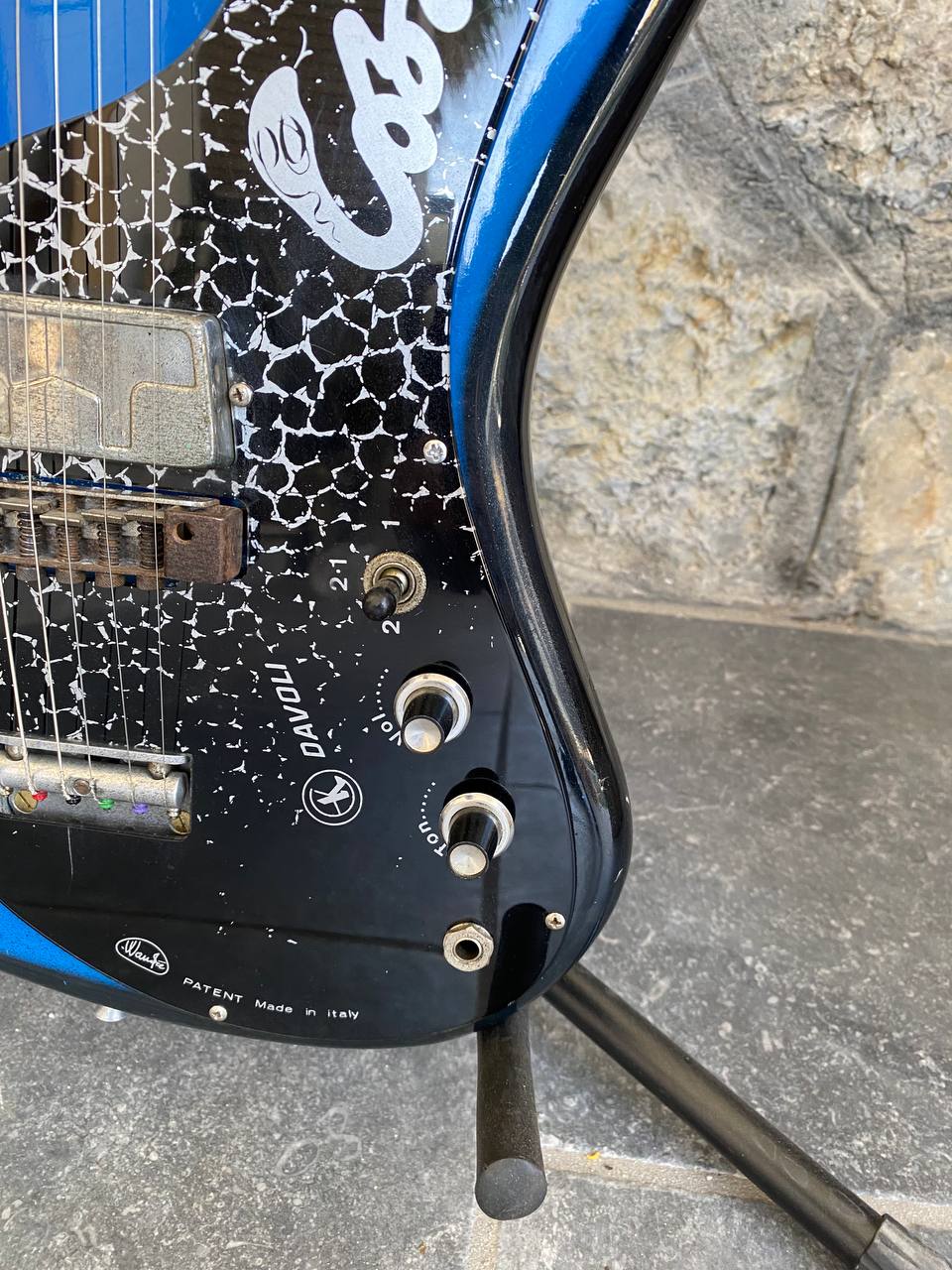 Vintage 1960s Wandre Cobra 2 - Blue - Made in Italy (Rare Project / Restoration Opportunity)