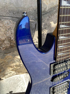 Ibanez Gio Electric Guitar - Metallic Blue - HSH Configuration - Shark Tooth Inlays