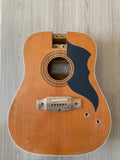 Vintage Eko Ranger Elettra Guitar Body — Solid Wood Construction, Good Condition (Electronics/Pickup Missing)