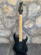 Ibanez RG350M Electric Guitar (Black) — Maple Neck, Original Infinity HSH Pickups, Made in Indonesia, good Condition + Video Demo