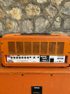 Orange Rockerverb 50 MK1 Head (UK Made) + Rare Slant PPC412 Angled Cabinet - Half Stack