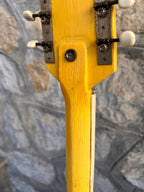 Spectacular 1950s Italian Wandre Framez Piper – Rare Yellow Crackle with Wood Neck