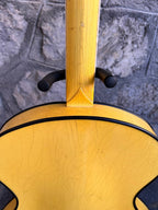 Spectacular 1950s Italian Wandre Framez Piper – Rare Yellow Crackle with Wood Neck