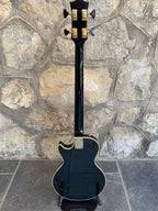 Aria Matsumoku HB Les Paul Bass — 1970s Lawsuit Era, Long Scale, Custom Black + Video Demo