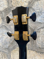 Aria Matsumoku HB Les Paul Bass — 1970s Lawsuit Era, Long Scale, Custom Black + Video Demo