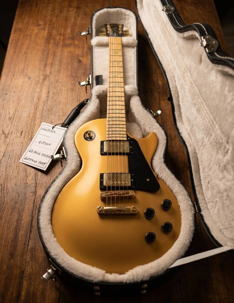 Gibson Les Paul Studio Raw Power (Satin Gold) – Excellent Condition – Unique All-Maple Tone