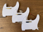 3x Telecaster Loaded Telecaster pickguard with Pickup